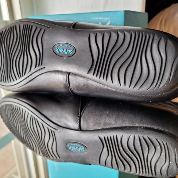 Softwalk Norwich 10W Black Leather Ballet Flats NIB - Picture 5 of 7